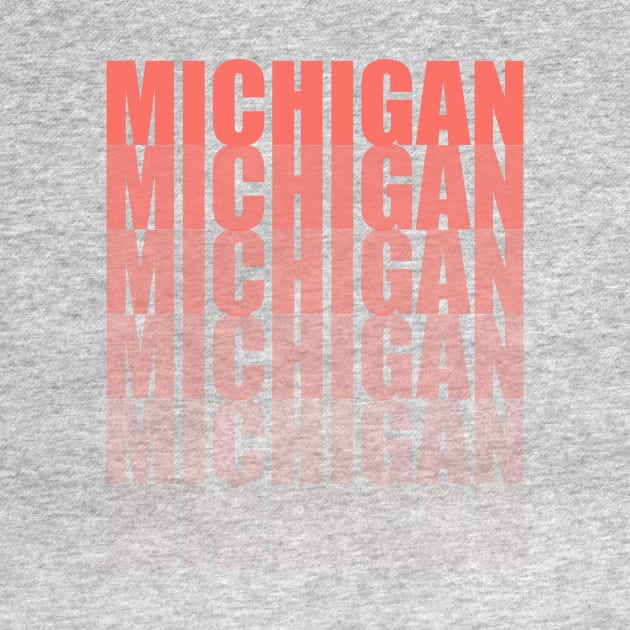 Michigan Gradient in Living Coral by sadsquatch